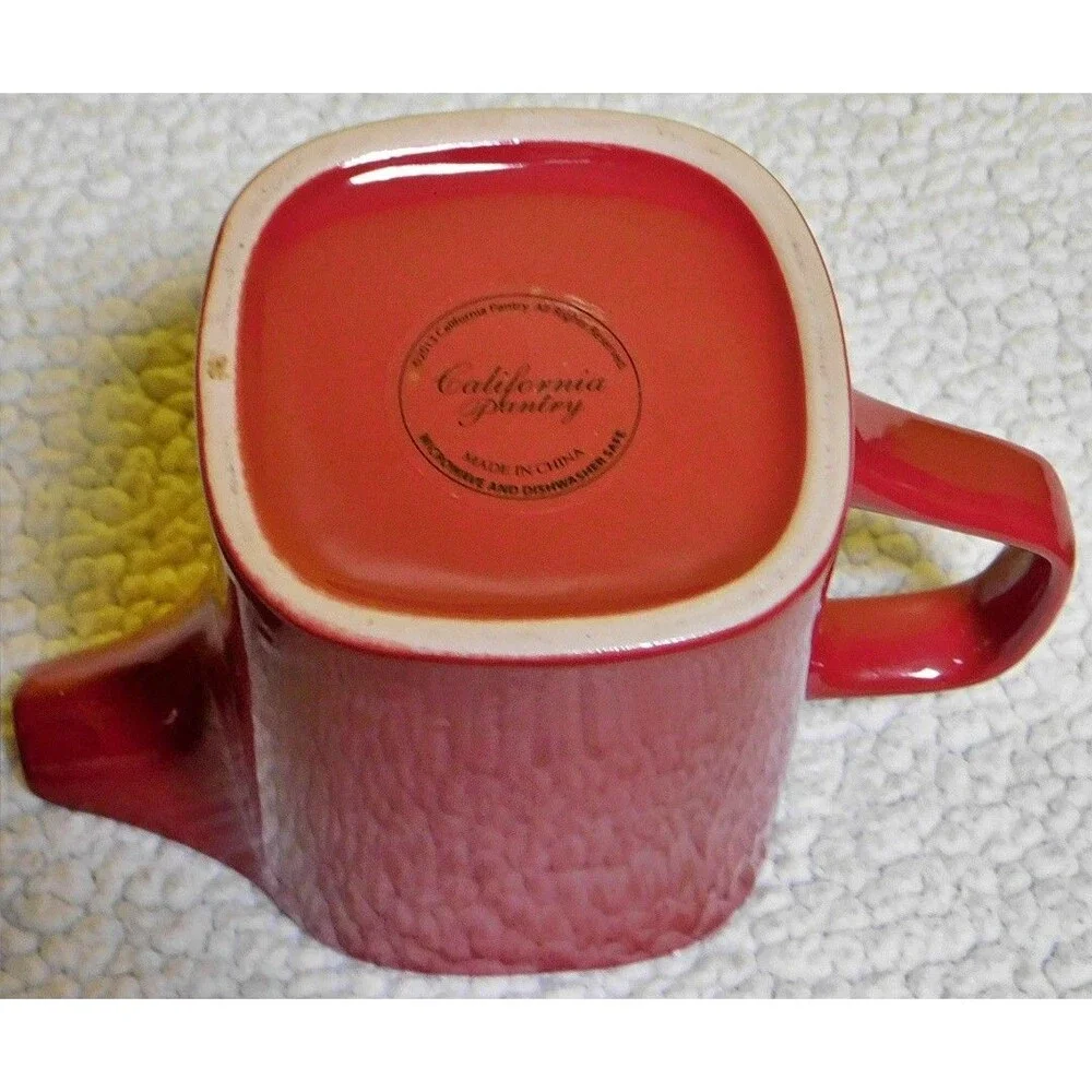 California Pantry Red Fern Tea Set